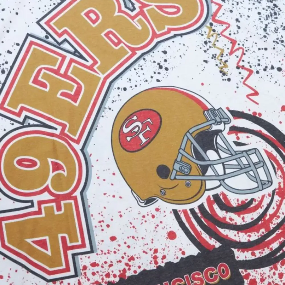 Apparel Mitchell & Ness T-Shirts & Tops-Team Burst Sublimated S/S Tee San Francisco 49Ers