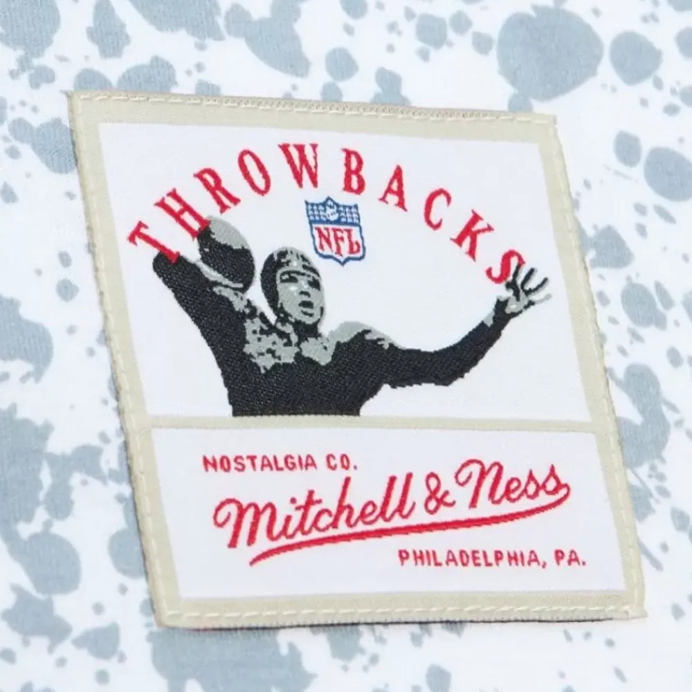 Apparel Mitchell & Ness T-Shirts & Tops-Team Burst Sublimated S/S Tee Oakland Raiders