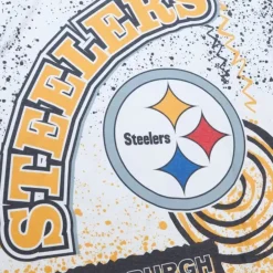 Apparel Mitchell & Ness T-Shirts & Tops-Team Burst Sublimated S/S Tee Pittsburgh Steelers