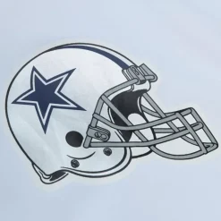 Apparel Mitchell & Ness Jackets & Outerwear-Team Burst Warm Up Jacket Dallas Cowboys