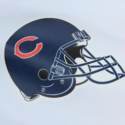 Apparel Mitchell & Ness Jackets & Outerwear-Team Burst Warm Up Jacket Chicago Bears