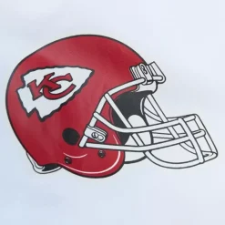 Apparel Mitchell & Ness Jackets & Outerwear-Team Burst Warm Up Jacket Kansas City Chiefs