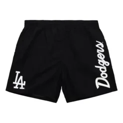 Apparel Mitchell & Ness Shorts-Team Essentials Nylon Shorts Los Angeles Dodgers