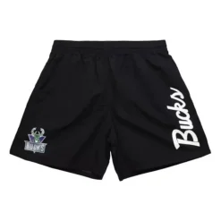 Apparel Mitchell & Ness Shorts-Team Essentials Nylon Shorts Milwaukee Bucks