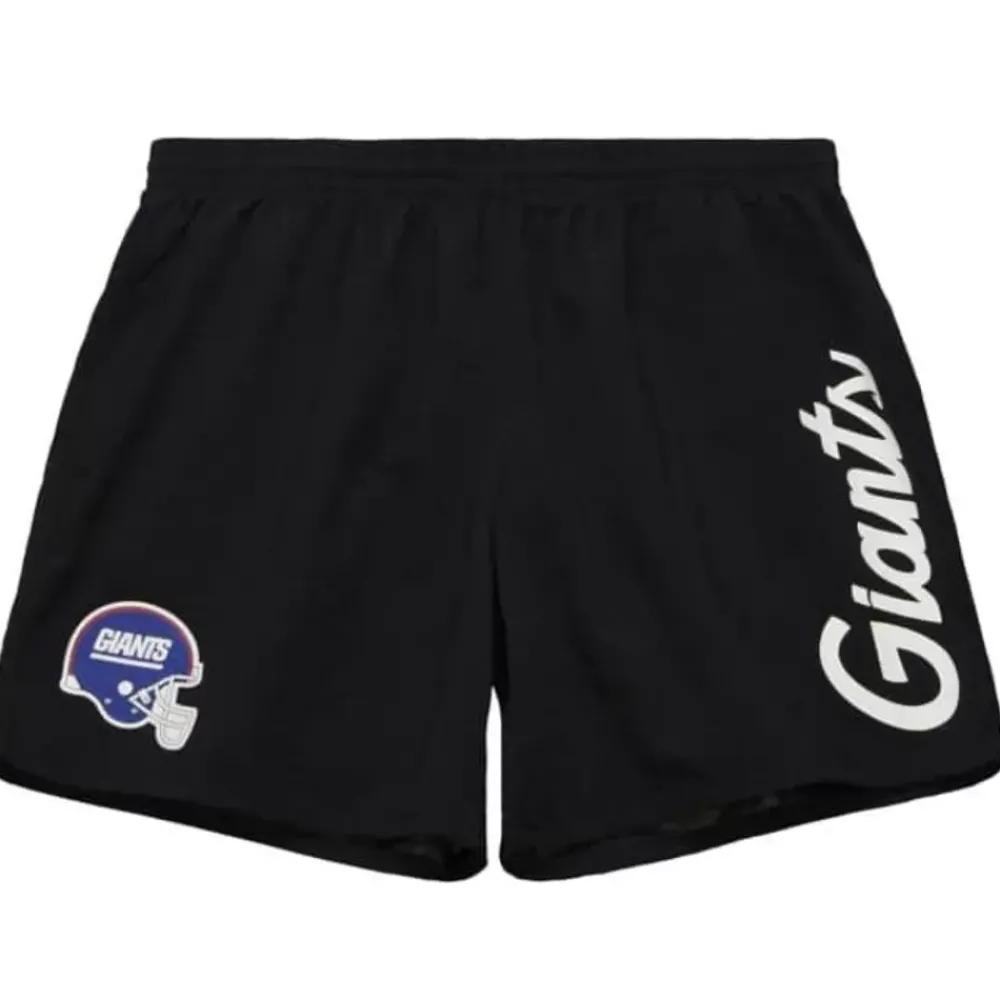 Apparel Mitchell & Ness Shorts-Team Essentials Nylon Shorts New York Giants
