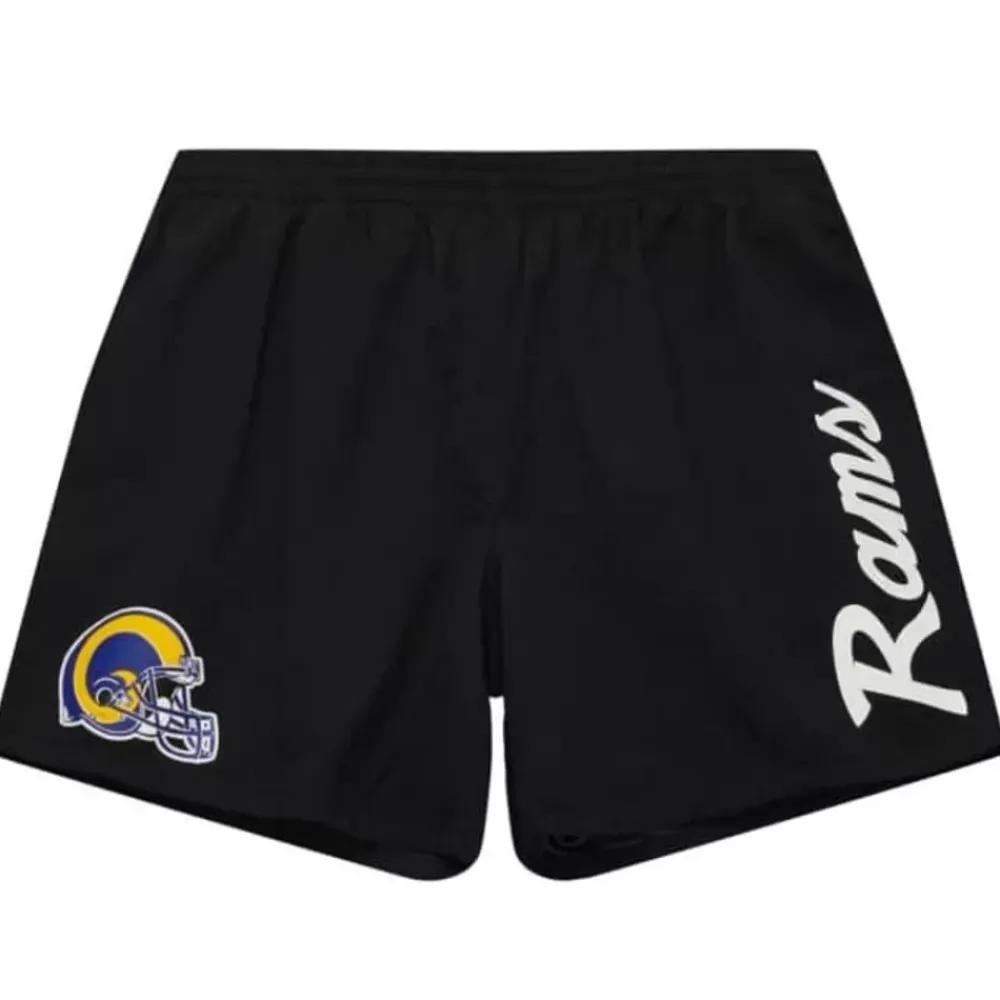 Apparel Mitchell & Ness Shorts-Team Essentials Nylon Shorts Los Angeles Rams