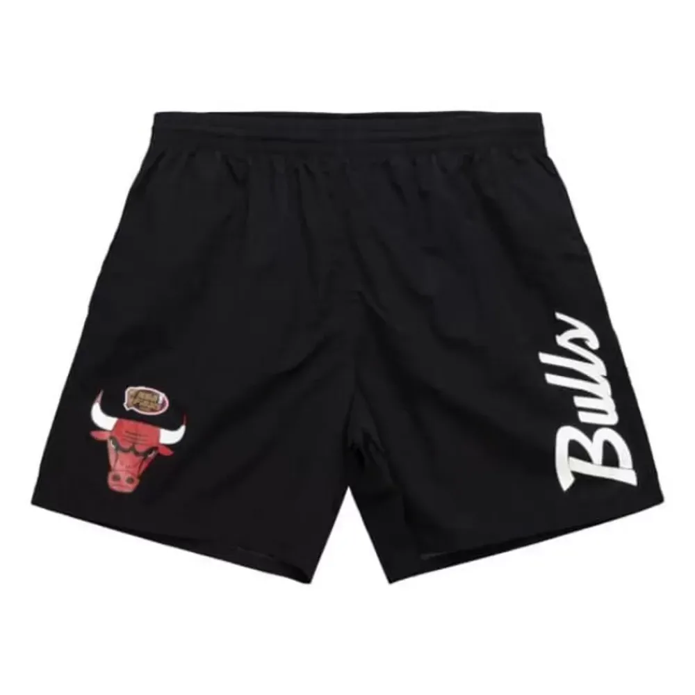 Apparel Mitchell & Ness Shorts-Team Essentials Nylon Shorts Chicago Bulls