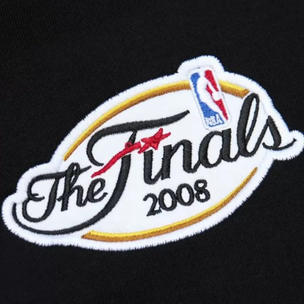 Apparel Mitchell & Ness Hoodies & Sweatshirts-Team First Satin Fleece Crew Boston Celtics