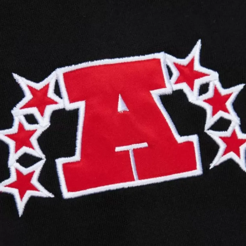 Apparel Mitchell & Ness Hoodies & Sweatshirts-Team First Satin Fleece Crew Kansas City Chiefs