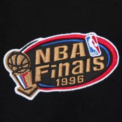 Apparel Mitchell & Ness Hoodies & Sweatshirts-Team First Satin Fleece Crew Chicago Bulls