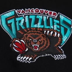 Apparel Mitchell & Ness Hoodies & Sweatshirts-Team First Satin Fleece Crew Vancouver Grizzlies