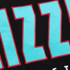 Apparel Mitchell & Ness Hoodies & Sweatshirts-Team First Satin Fleece Crew Vancouver Grizzlies