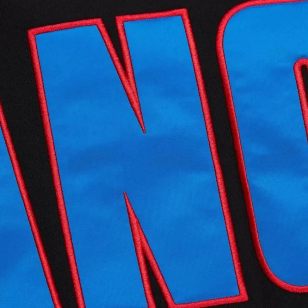 Apparel Mitchell & Ness Hoodies & Sweatshirts-Team First Satin Fleece Crew Current Logo New York Rangers