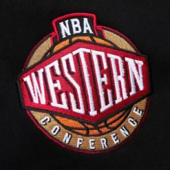 Apparel Mitchell & Ness Hoodies & Sweatshirts-Team First Satin Fleece Crew Utah Jazz