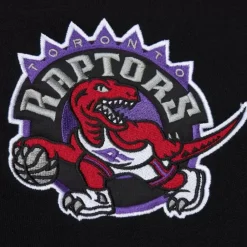 Apparel Mitchell & Ness Hoodies & Sweatshirts-Team First Satin Fleece Crew Toronto Raptors