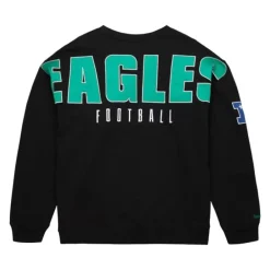 Apparel Mitchell & Ness Hoodies & Sweatshirts-Team First Satin Fleece Crew Philadelphia Eagles