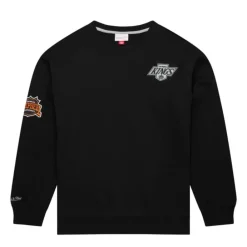 Apparel Mitchell & Ness Hoodies & Sweatshirts-Team First Satin Fleece Crew Los Angeles Kings