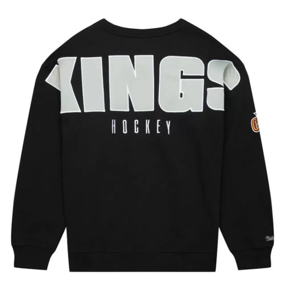 Apparel Mitchell & Ness Hoodies & Sweatshirts-Team First Satin Fleece Crew Los Angeles Kings