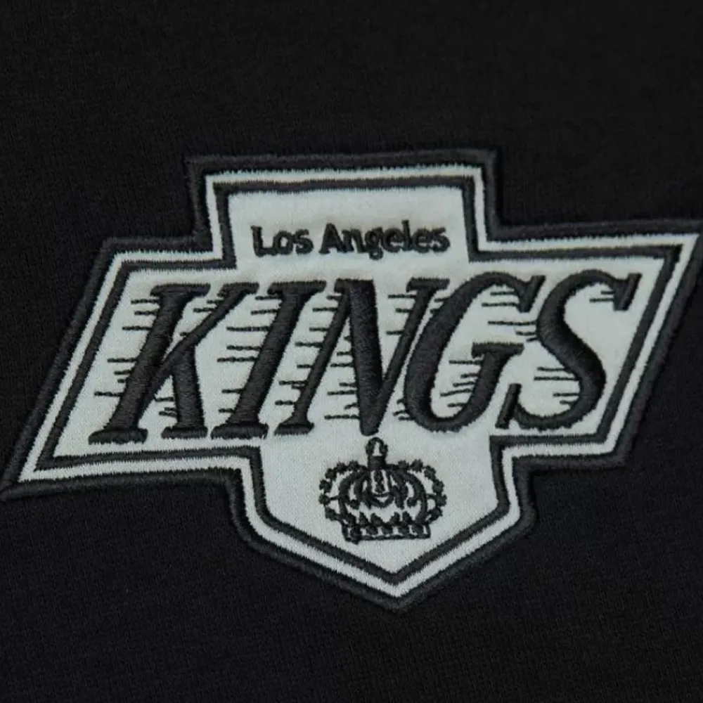 Apparel Mitchell & Ness Hoodies & Sweatshirts-Team First Satin Fleece Crew Los Angeles Kings