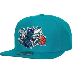 Headwear Mitchell & Ness -Team Ground 2.0 Fitted Hat Hwc Charlotte Hornets