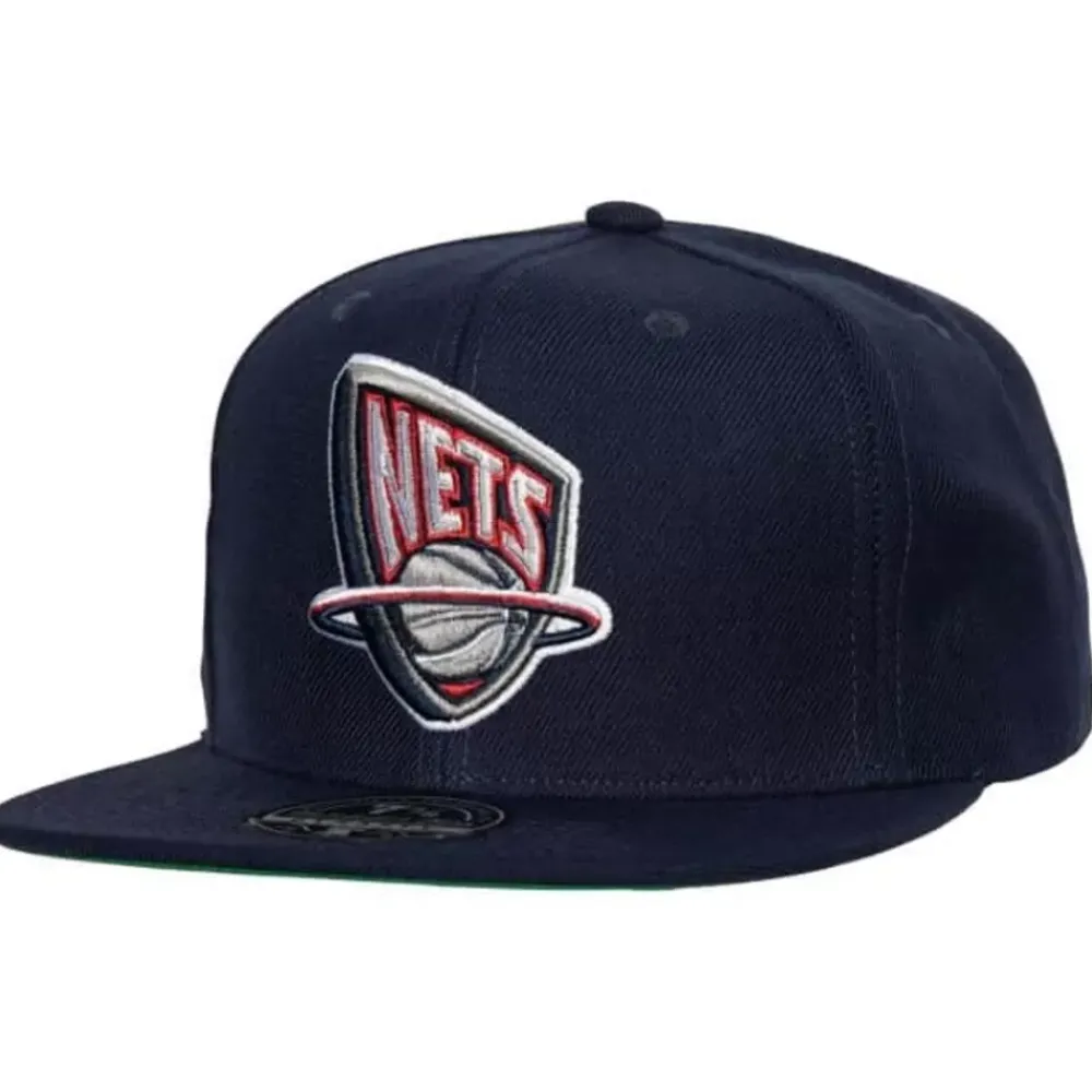 Headwear Mitchell & Ness -Team Ground 2.0 Fitted Hat Hwc New Jersey Nets