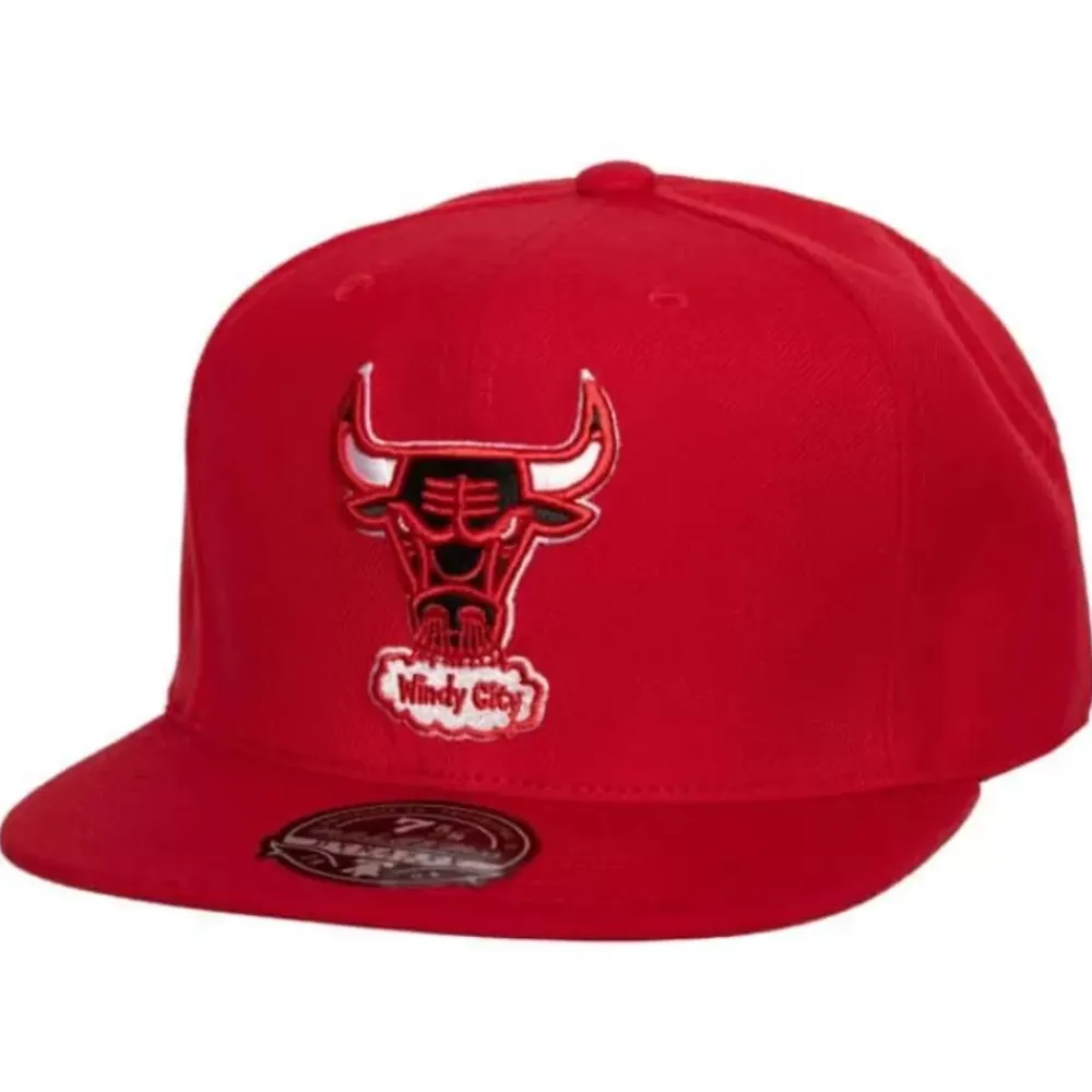 Headwear Mitchell & Ness -Team Ground 2.0 Fitted Hwc Chicago Bulls