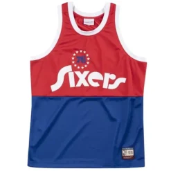 Apparel Mitchell & Ness T-Shirts & Tops-Team Heritage Tank Philadelphia 76Ers 1965-71
