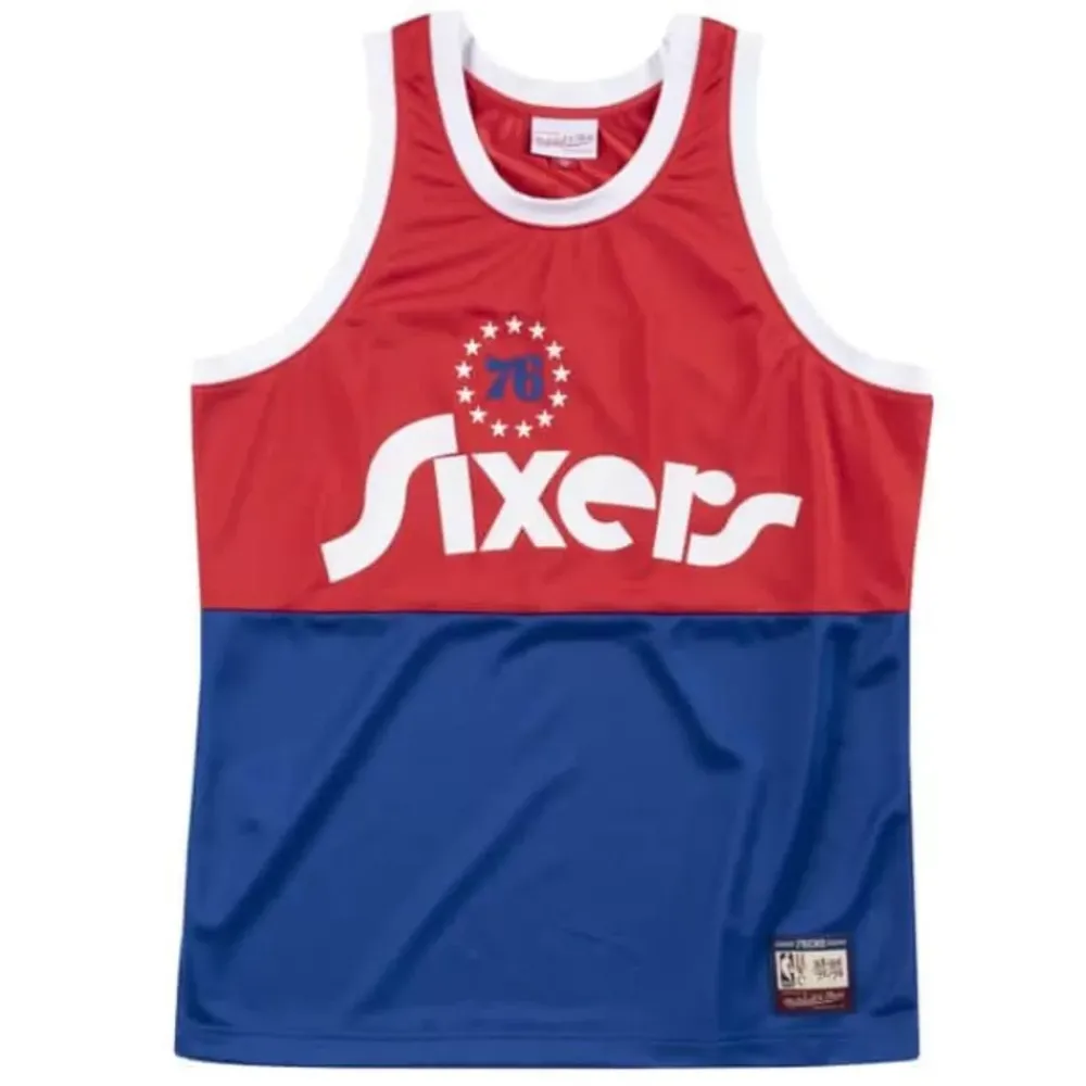 Apparel Mitchell & Ness T-Shirts & Tops-Team Heritage Tank Philadelphia 76Ers 1965-71