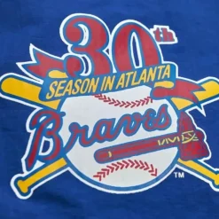 Apparel Mitchell & Ness Shorts-Team Heritage Woven Short Atlanta Braves