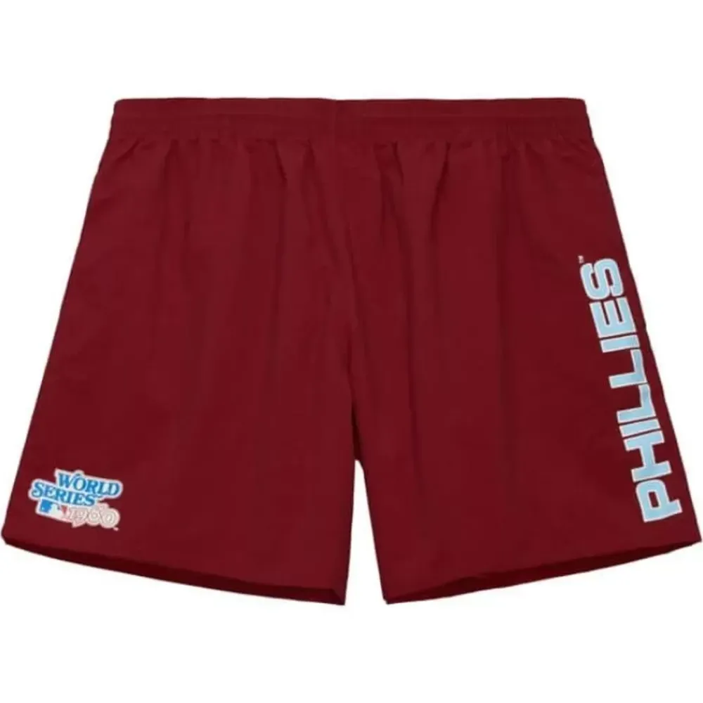 Apparel Mitchell & Ness Shorts-Team Heritage Woven Short Philadelphia Phillies
