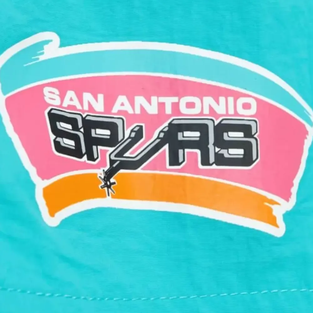 Apparel Mitchell & Ness Shorts-Team Heritage Woven Short San Antonio Spurs