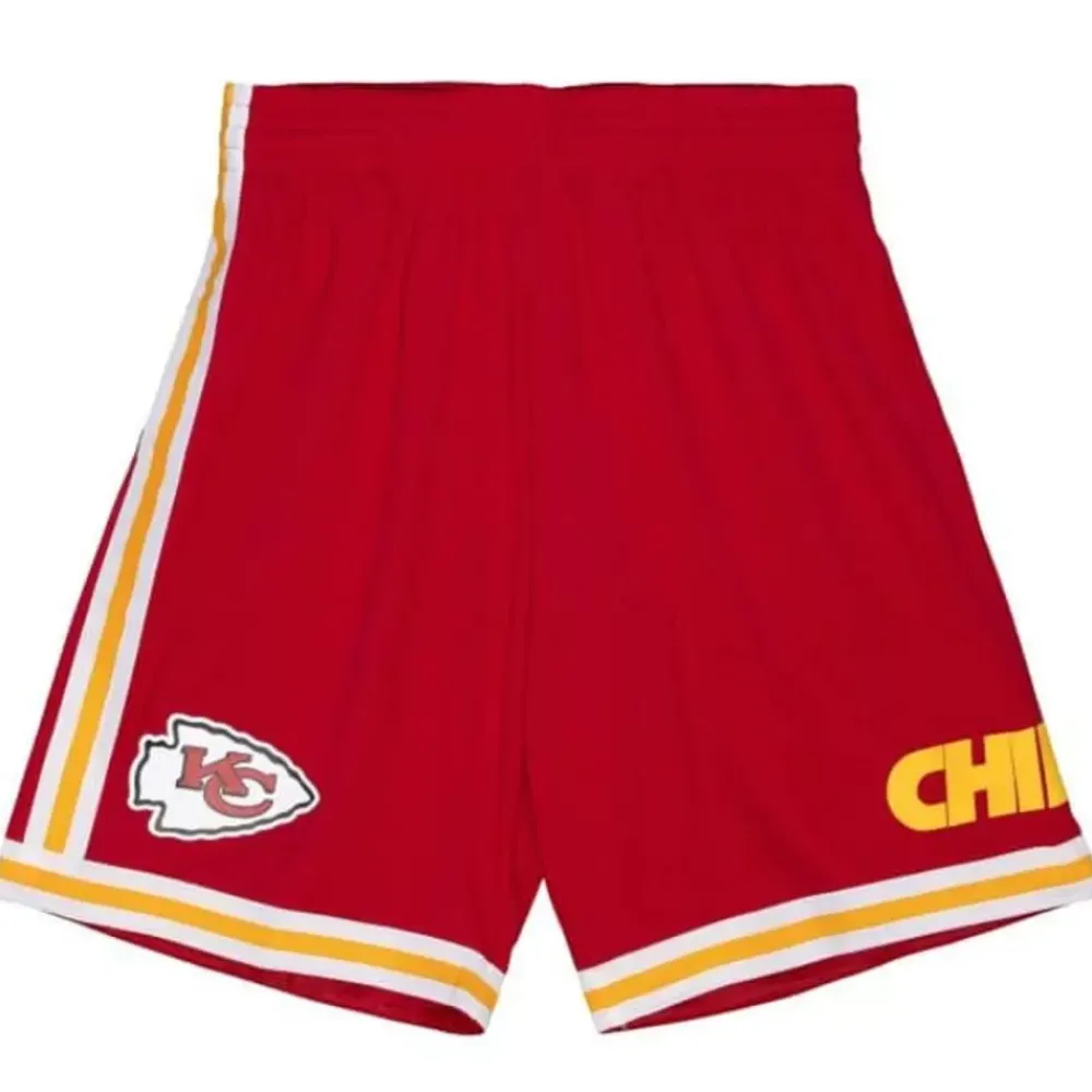 Apparel Mitchell & Ness Shorts-Team Id Mesh Shorts Kansas City Chiefs
