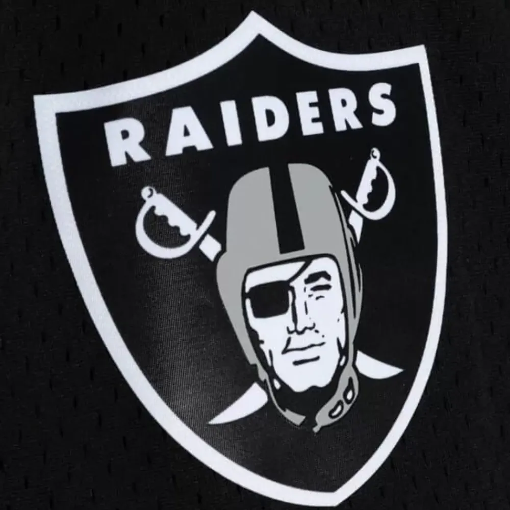 Apparel Mitchell & Ness Shorts-Team Id Mesh Shorts Oakland Raiders