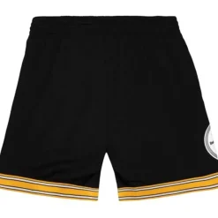 Apparel Mitchell & Ness Shorts-Team Id Mesh Shorts Pittsburgh Steelers