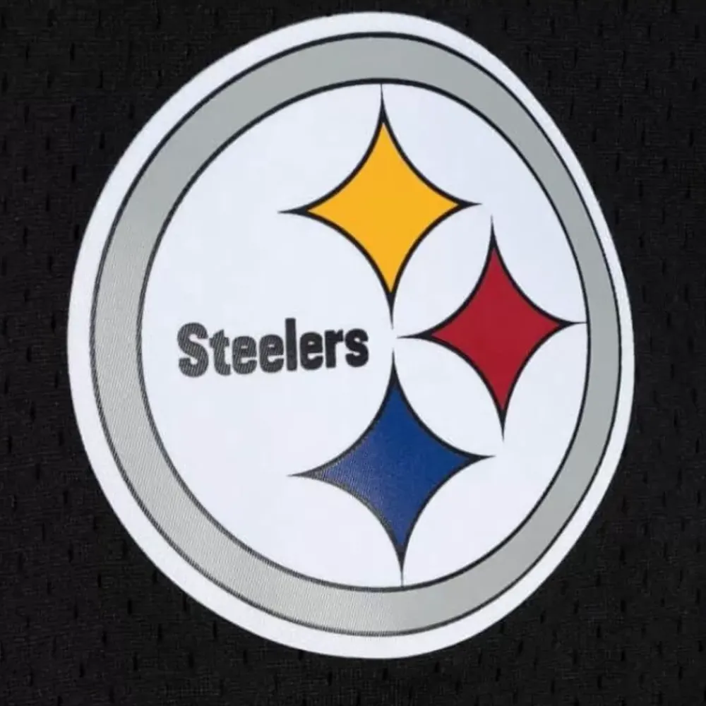 Apparel Mitchell & Ness Shorts-Team Id Mesh Shorts Pittsburgh Steelers