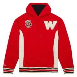 Apparel Mitchell & Ness Hoodies & Sweatshirts-Team Legacy French Terry Hoodie University Of Wisconsin - Madison