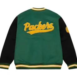 Apparel Mitchell & Ness Jackets & Outerwear-Team Legacy Varsity Jacket Green Bay Packers
