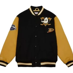 Apparel Mitchell & Ness Jackets & Outerwear-Team Legacy Varsity Jacket Anaheim Ducks