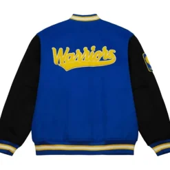 Apparel Mitchell & Ness Jackets & Outerwear-Team Legacy Varsity Jacket Golden State Warriors