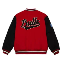 Apparel Mitchell & Ness Jackets & Outerwear-Team Legacy Varsity Jacket Chicago Bulls