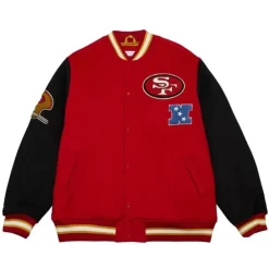 Apparel Mitchell & Ness Jackets & Outerwear-Team Legacy Varsity Jacket San Francisco 49Ers