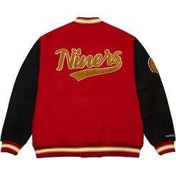 Apparel Mitchell & Ness Jackets & Outerwear-Team Legacy Varsity Jacket San Francisco 49Ers