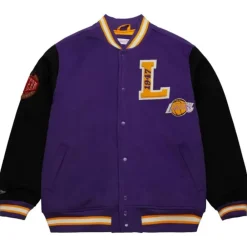 Apparel Mitchell & Ness Jackets & Outerwear-Team Legacy Varsity Jacket Los Angeles Lakers