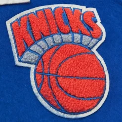 Apparel Mitchell & Ness Jackets & Outerwear-Team Legacy Varsity Jacket New York Knicks