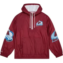 Apparel Mitchell & Ness Jackets & Outerwear-Team Og 2.0 Anorak Windbreaker Colorado Avalanche