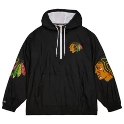 Apparel Mitchell & Ness Jackets & Outerwear-Team Og 2.0 Anorak Windbreaker Chicago Blackhawks