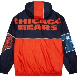 Apparel Mitchell & Ness Jackets & Outerwear-Team Og 2.0 Anorak Windbreaker Chicago Bears