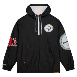 Apparel Mitchell & Ness Jackets & Outerwear-Team Og 2.0 Anorak Windbreaker Pittsburgh Steelers
