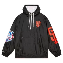 Apparel Mitchell & Ness Jackets & Outerwear-Team Og 2.0 Anorak Windbreaker San Francisco Giants