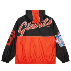 Apparel Mitchell & Ness Jackets & Outerwear-Team Og 2.0 Anorak Windbreaker San Francisco Giants